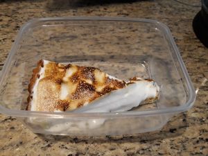 Lemon meringue pie. at Watson's Eatery in Dunedin