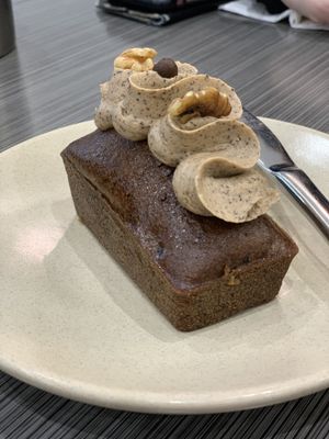 Coffee & Walnut Cake 🌱 V at Watson's Eatery in Dunedin