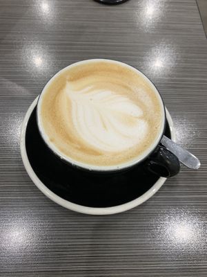 Flat white with Otis milk at Watson's Eatery in Dunedin
