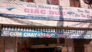 front at Giac Duc in Ho Chi Minh City