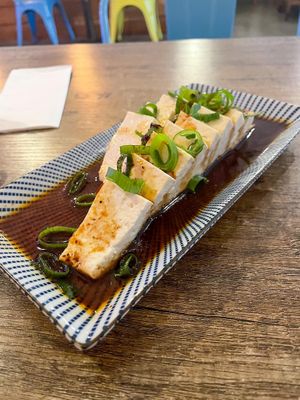 Green onion tofu. at Mudan Tearoom and Eatery in Tauranga