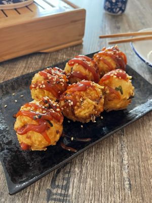 Tofu/Vege balls  at Mudan Tearoom and Eatery in Tauranga