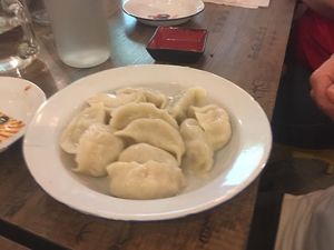 Steamed dumplings  at Mudan Tearoom and Eatery in Tauranga