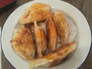 Fried dumplings  at Mudan Tearoom and Eatery in Tauranga