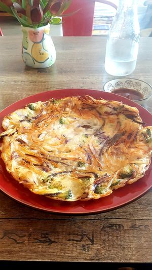 Vietnamese pancake (starter) at Mudan Tearoom and Eatery in Tauranga