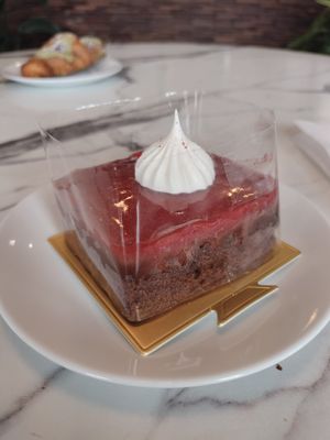 Strawberry chocolate at Lavande Patisserie in Rockville