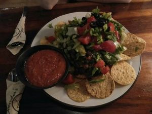 Vegan nachos. at Salvador's in Kunming