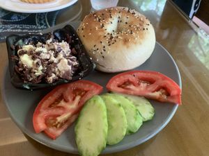 Bagel  at Salvador's in Kunming