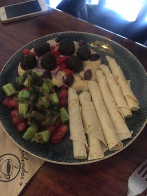 Falafelplate at Salvador's in Kunming