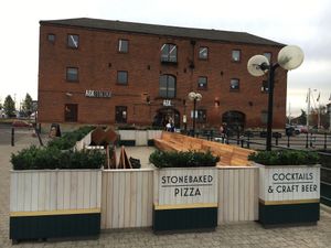 Outside  at ASK Italian in Hull