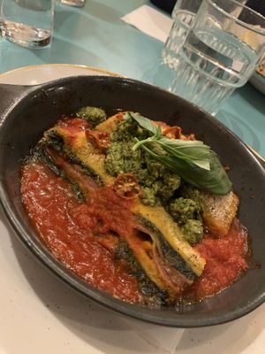 Rainbow Lasagne  at Zizzi in Hull