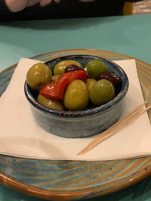 Mixed olives   at Zizzi in Hull