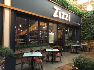 Outside  at Zizzi in Hull