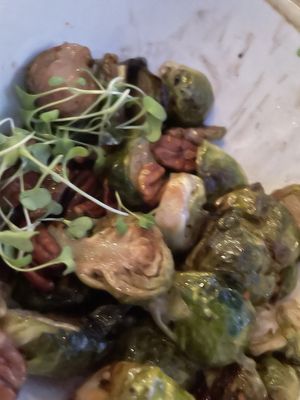 Brussels sprouts  at Oliver's in Santa Barbara