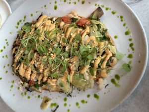 pizza. yum yum!  at Oliver's in Santa Barbara