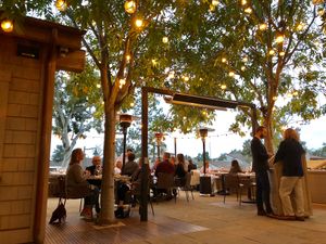 Patio at Oliver's in Santa Barbara