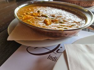 Mattar Paneer at Diwali Mahal in Belgrade