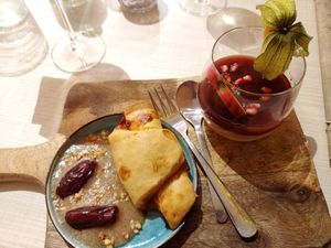 Israelisches Dessert at Weingut Trautwein - Restaurant & Hotel in Flonheim