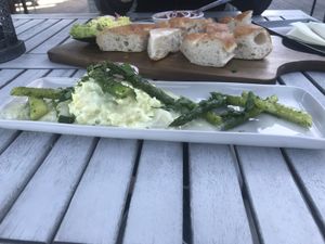 Potato salad  at Weingut Trautwein - Restaurant & Hotel in Flonheim