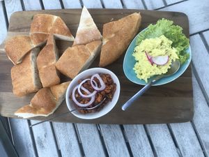 Egg salad  at Weingut Trautwein - Restaurant & Hotel in Flonheim