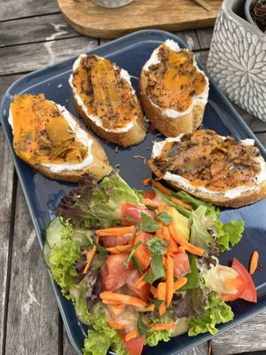 Möhren Lax Häppchen  at Weingut Trautwein - Restaurant & Hotel in Flonheim