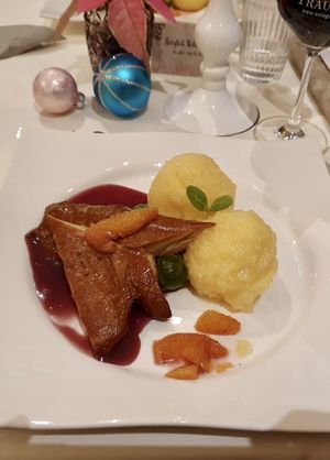 Vegan Christmas Dinner - 3rd Course at Weingut Trautwein - Restaurant & Hotel in Flonheim