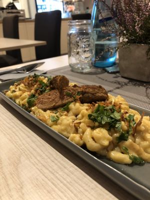 Käsespätzle at Weingut Trautwein - Restaurant & Hotel in Flonheim