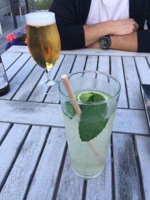 homemade lemonade  at Weingut Trautwein - Restaurant & Hotel in Flonheim