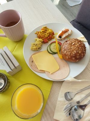 frühstücksauswahl vom buffet at Weingut Trautwein - Restaurant & Hotel in Flonheim