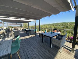 Terrasse  at Weingut Trautwein - Restaurant & Hotel in Flonheim