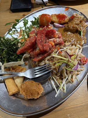  Vegan starter selection   at Oriental Aroma in Royal Wootton Bassett