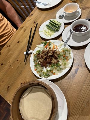 Aromatic delights -mock duck   at Oriental Aroma in Royal Wootton Bassett