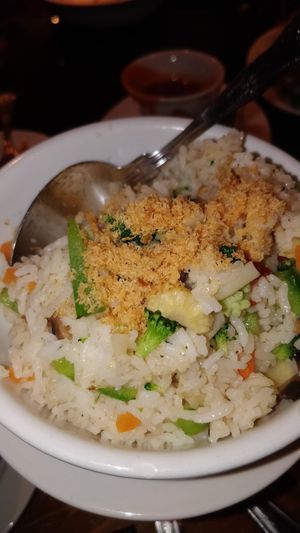 Mixed vegetable rice at Oriental Aroma in Royal Wootton Bassett