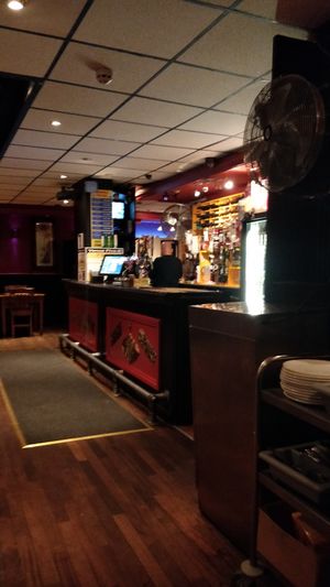 the bar at Oriental Aroma in Royal Wootton Bassett