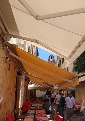 Front terrasse at Mex Cantina Bona Fide in Dubrovnik