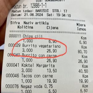   at Mex Cantina Bona Fide in Dubrovnik