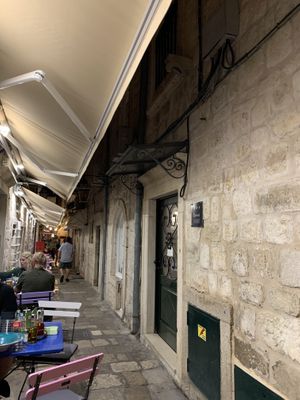 Outside! at Mex Cantina Bona Fide in Dubrovnik