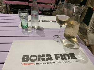 Wine available for 100 Kunar 0.5l  at Mex Cantina Bona Fide in Dubrovnik