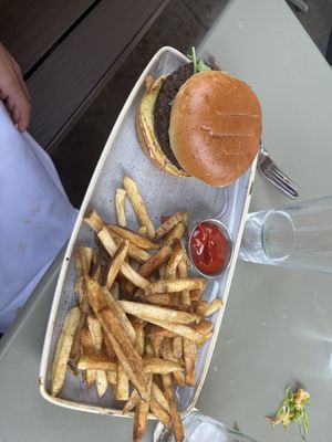 Black bean burger  at Everly in Madison