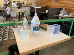 Sanitation station! at Everly in Madison