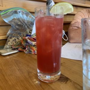 Hibiscus kombucha  at Everly in Madison
