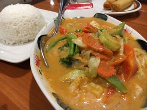 Panang Curry  at Thai Hachapi  in Tehachapi