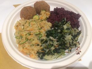 Grains, Greens & Beans! + Vegan Arancini at Oasi Verde in Siena