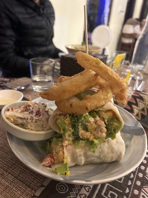 Vegan greek wrap  at Nook Eatery in Hue