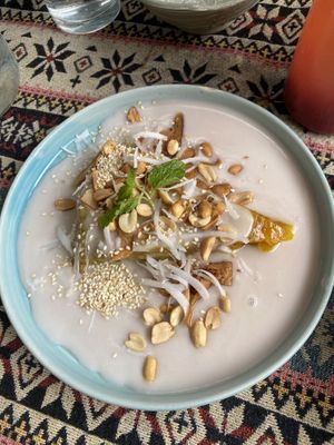 Tapioca banana cake   at Nook Eatery in Hue