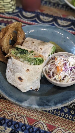 Vegan Greek Wrap 🌯 at Nook Eatery in Hue