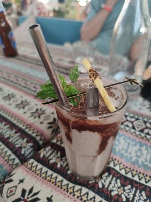 Choco Mint Protein Smoothie at Nook Eatery in Hue