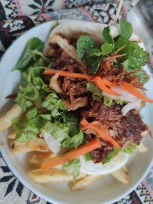 Veggie Bao at Nook Eatery in Hue