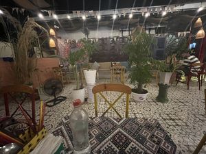 Restaurant upstairs   at Nook Eatery in Hue