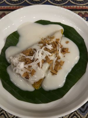 Banana tapioca   at Nook Eatery in Hue